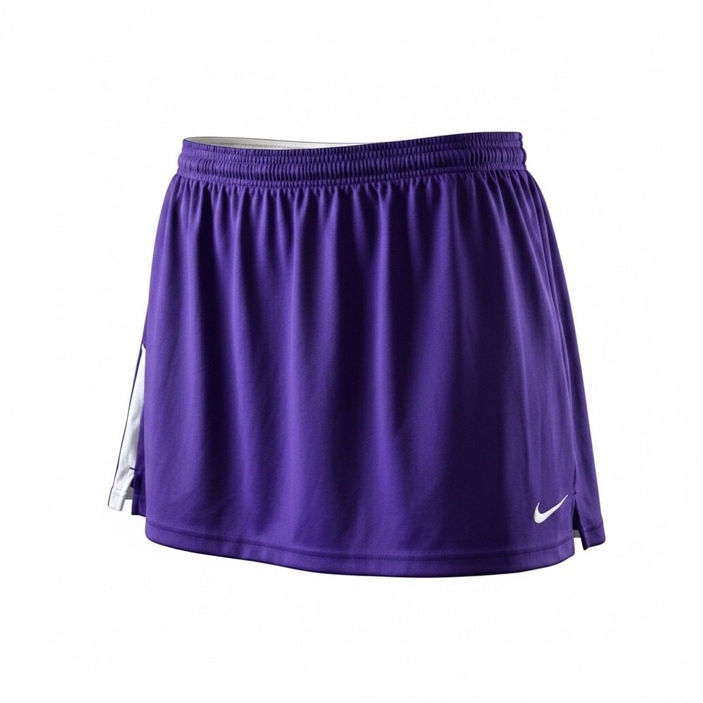 Nike Dri-FIT Women Purple White Athletic Tennis Golf Skirt M Medium 707105-546